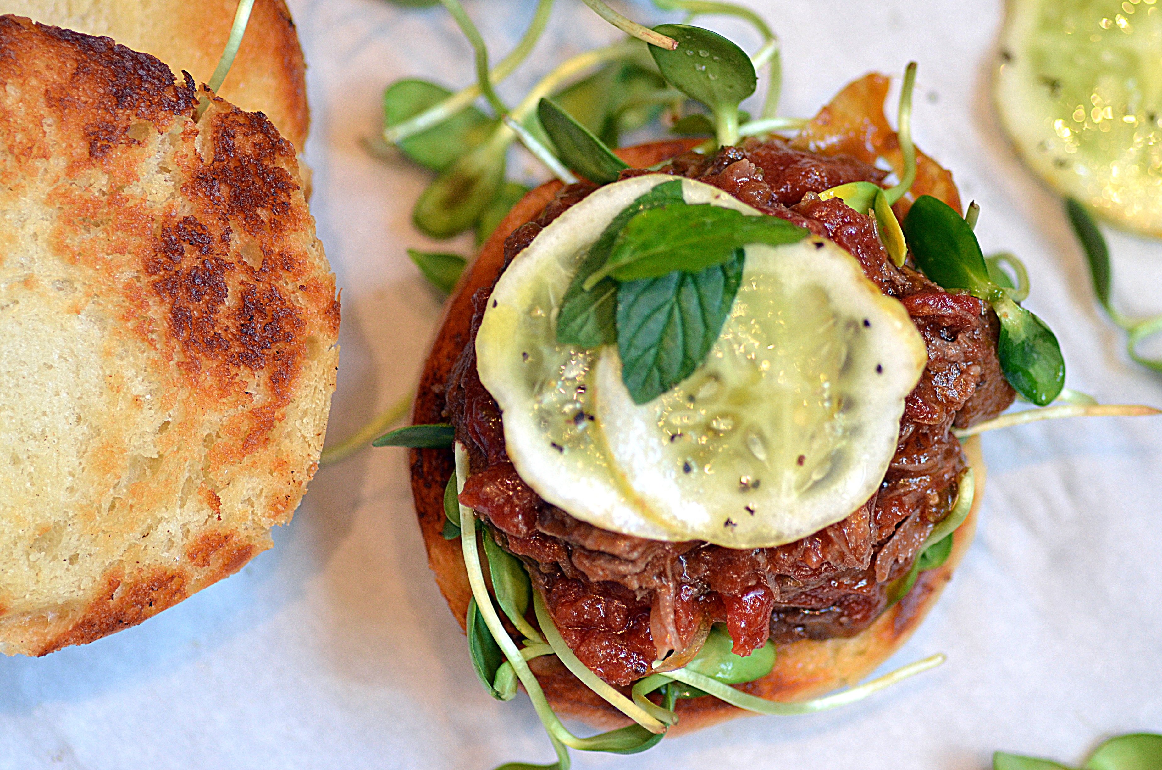 Aussie Harissa Lamb Shank Sliders(2)