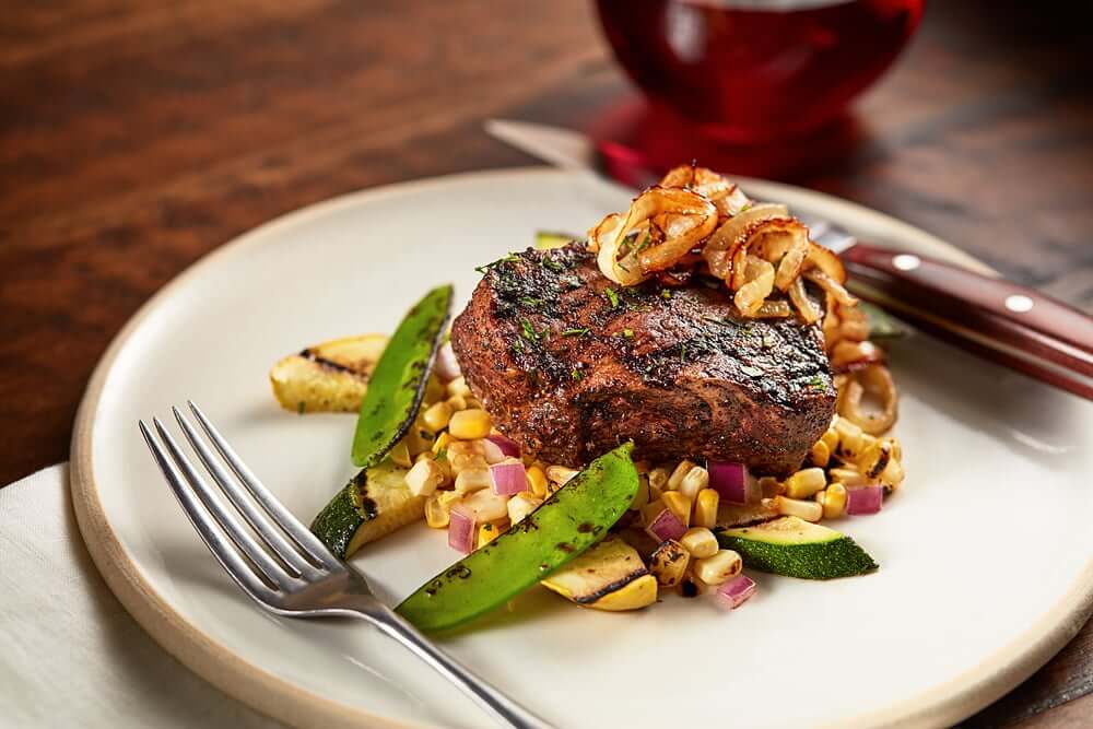 Espresso rubbed Aussie grassfed strip steak