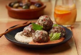 Australian lamb albondigas