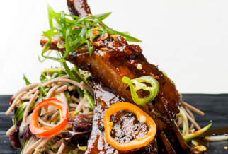 Chinese sticky lamb ribs