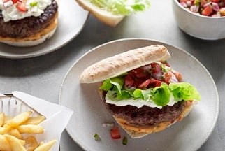 Latino Style Lamb Burger